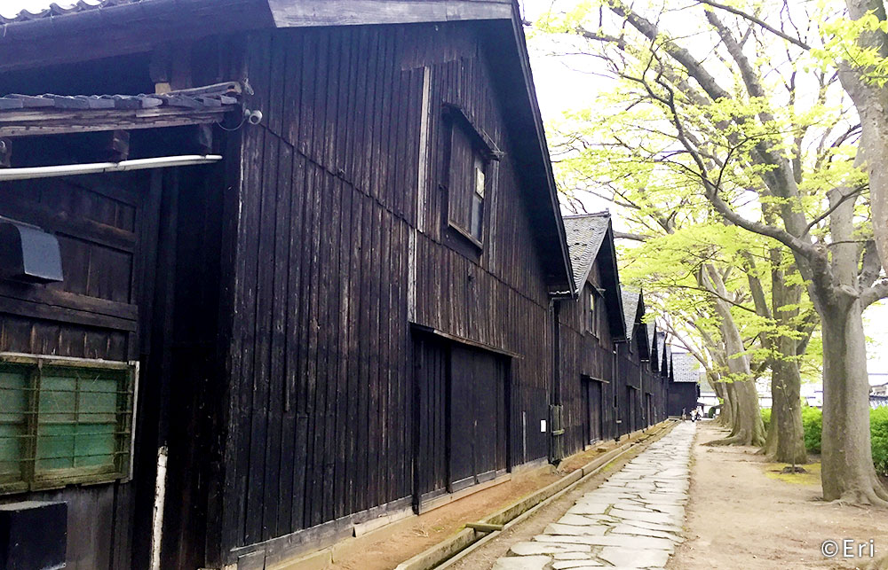 山居倉庫　裏手