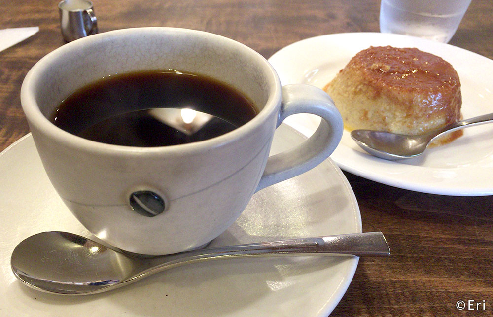 コーヒーとプリン